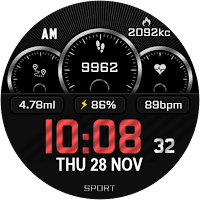 DIGI WEDA URX130 Watch face