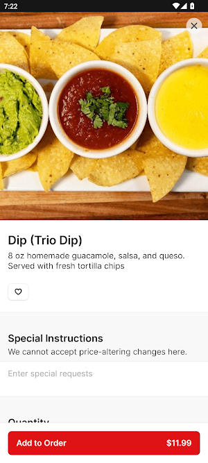 Soprano's Pizza and Pasta App Screenshot 2