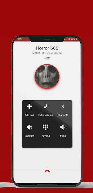 fake call horor 666 prank game Screenshot 2
