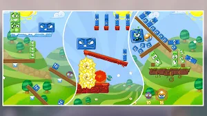 Big Blocks Battle: Slingshot Screenshot 1