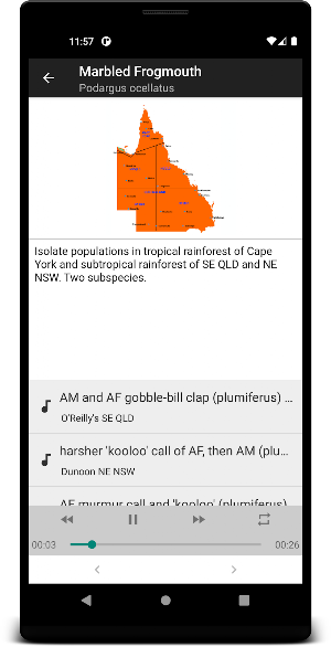 Stewart Australian Bird Calls Screenshot 3