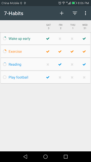 Habit Tracker Screenshot 0