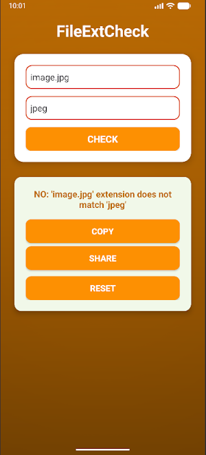 FileExtCheck Screenshot 3