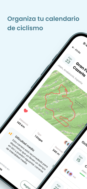 Bike Calendar Screenshot 0