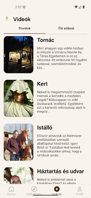 Tanyaegyetem Screenshot 2