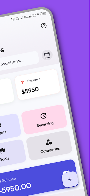 Smart Expense Tracker & Budget Screenshot 1