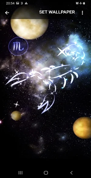 Zodiac Signs Live Wallpaper HD Screenshot 1