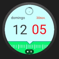 Digital Modern Clock Animated