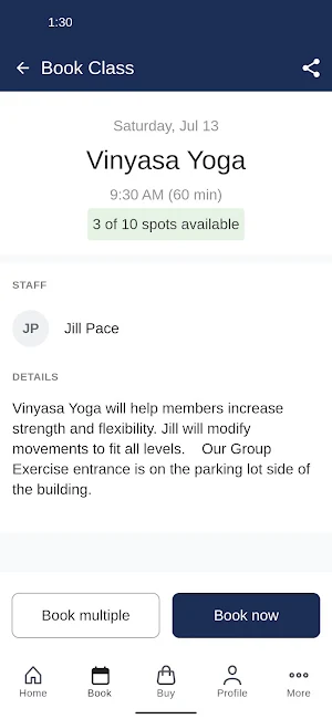 Vine Health and Fitness Screenshot 2