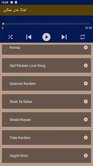 آهنگ های ایرانی غمگین Screenshot 0