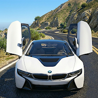 Supercar BMW i8 Car Driving