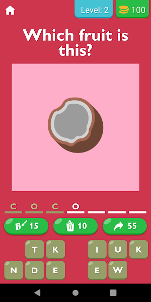 Guess The Fruit By Emoji Game Screenshot 2