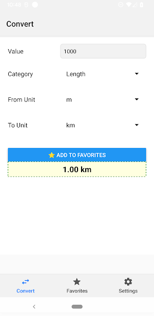My Unit Converter Screenshot 0