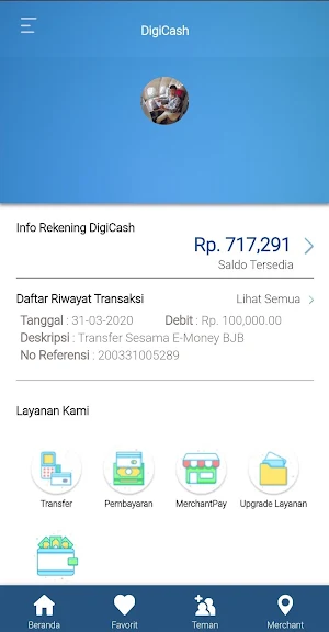 bjb digiCash Screenshot 2
