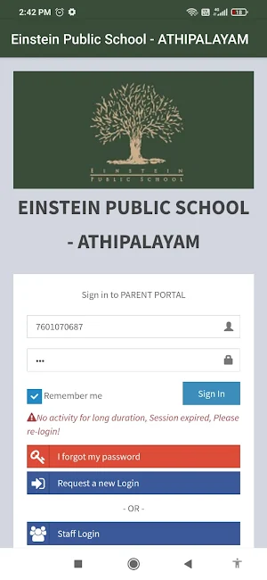EINSTEIN PUBLIC SCHOOL - ATP Screenshot 0