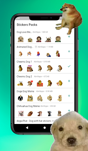 Dogs Stickers for WhatsApp Screenshot 0
