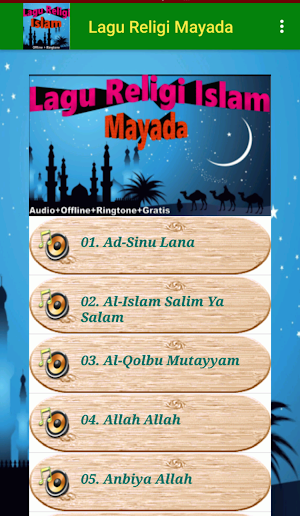Lagu Religi Islam Mayada Screenshot 2