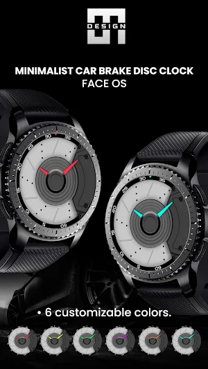 Cars Brake Disc Clock Screenshot 2