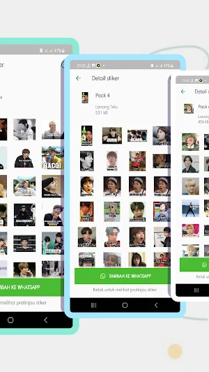 Korean Idol Kpop WASticker Screenshot 2