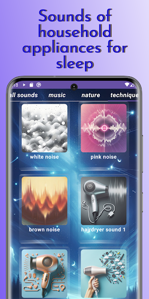 White Noise Sounds for sleep Screenshot 2