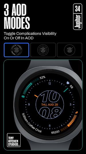 TKS 34 Jupiter Watch Face Screenshot 3