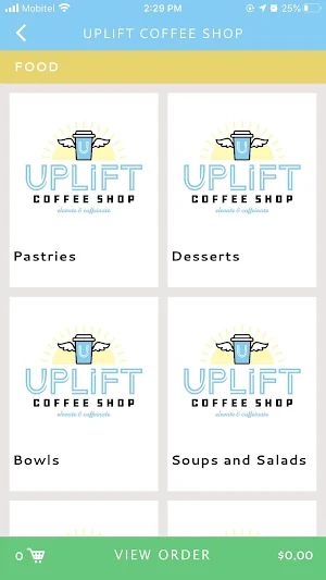 Uplift Coffee Shop Screenshot 2
