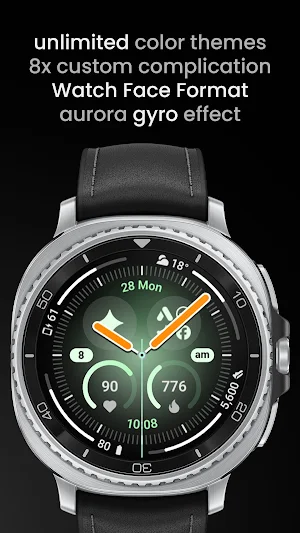 Aurora Analog Watch Face Screenshot 1