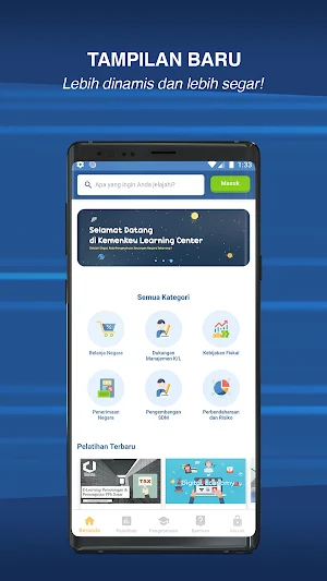 Kemenkeu Learning Center (KLC) Mobile Screenshot 1