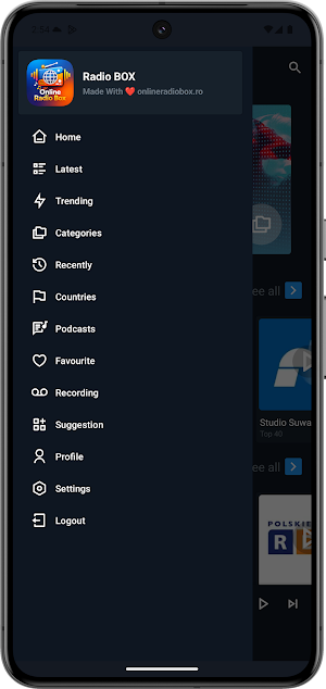 Radio Online Box Screenshot 2