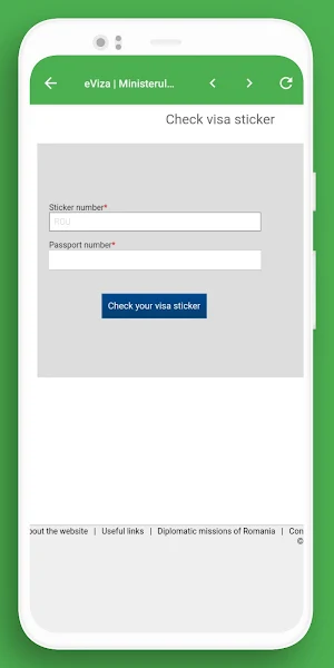 Romania Work Permit Check App Screenshot 1