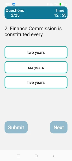 Indian Economy Quiz Screenshot 2
