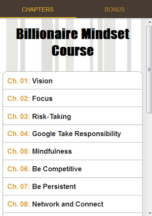Billionaire Mindset Course Screenshot 1