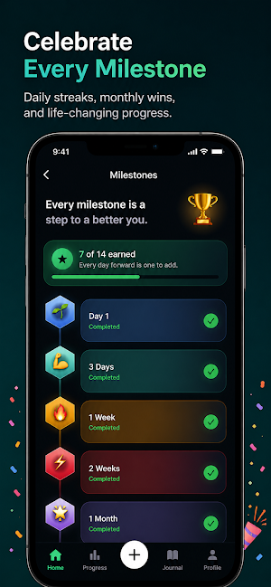 Sober Tracker: Quit Drinking Screenshot 1