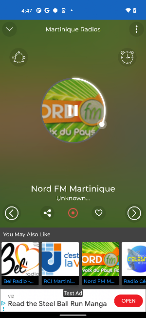 Martinique Radio + Recorder Screenshot 1
