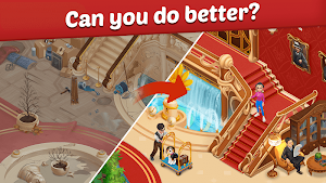 Family Hotel: Renovation & love story match-3 game Screenshot 3