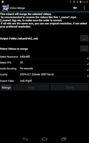 Video Merge Screenshot 3