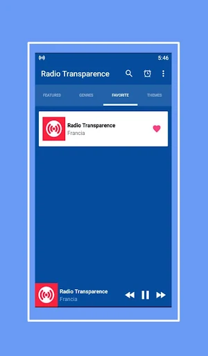 radio transparence App FR Screenshot 1