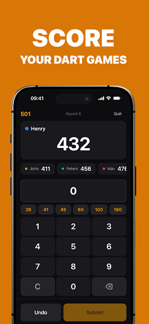 Darts Scorekeeper Screenshot 1