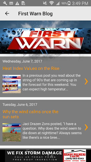 WQRF WTVO Weather MyStateline Screenshot 3