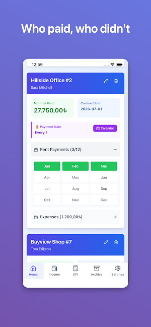 KiraPRO - Manage Rent Income Screenshot 2