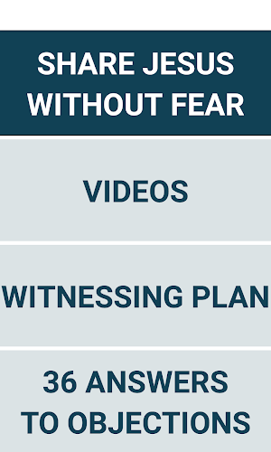 Share Jesus Without Fear for Android Screenshot 1