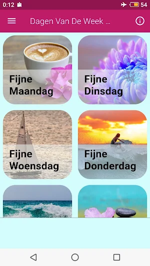 Dagen Van De Week Plaatjes Screenshot 0