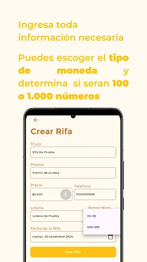 Rifa Virtual Pro Screenshot 1