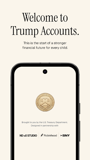Trump Accounts: Official App Screenshot 0