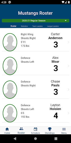 Melfort Mustangs Screenshot 2