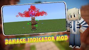 Damage Indicator Mod for MСPE Screenshot 1