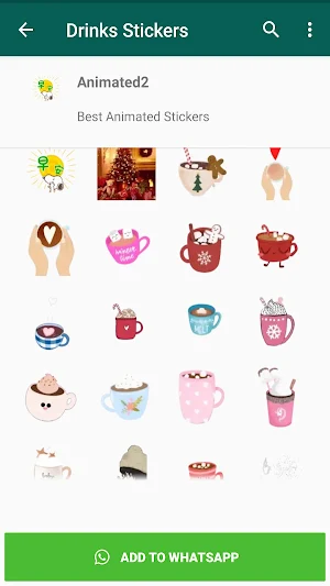 Drinks Stickers for WhatsApp Screenshot 0