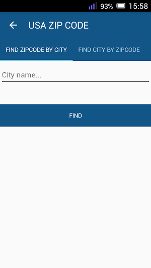 USA Zip Code Screenshot 0