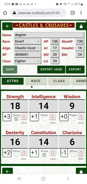 C&C Character Manager Screenshot 1