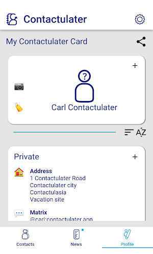 Contactulater Screenshot 1